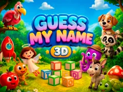 Guess my Name 3D — free online game