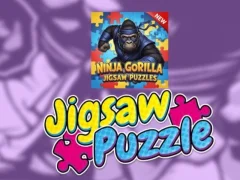 Ninja Gorilla Jigsaw Puzzles — free online game