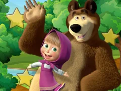 Little Girl And The Bear Hidden Stars — free online game