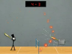 Stick Figure Badminton 3 — free online game
