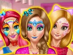 Princesses Room Face Painting — ücretsiz çevrimiçi oyun
