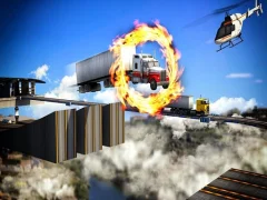Impossible Truck Driving Stunt Track Parking — free online game