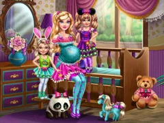 Xogo Barbie With Twins en liña