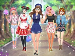 High School Anime Dress Up — ücretsiz çevrimiçi oyun
