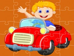 Pedal Cars Jigsaw — free online game