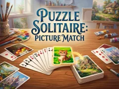 遊戲Puzzle Solitaire Picture Match在線