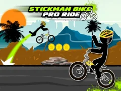 Spel Stickman Bike Pro Ride på nätet
