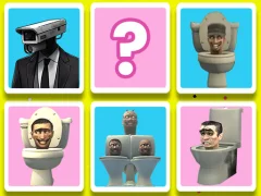Skibidi Toilet Match Up  — δωρεάν online παιχνίδι
