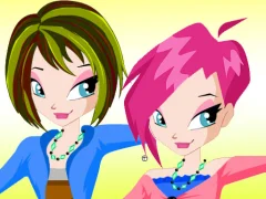 Cluiche Winx Tecna Dress Up ar líne