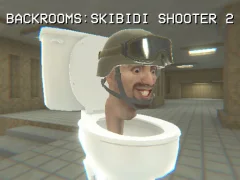 Гаме Backrooms: Skibidi Shooter 2 онлајн