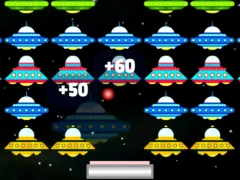 Gêm UFO arkanoid deluxe ar-lein