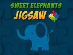 Sweet Elephants Jigsaw — free online game