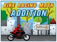 Bike Racing Math Addition — free online game