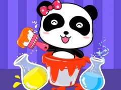 Baby Panda Color Mixing Studio — ücretsiz çevrimiçi oyun