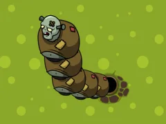 Cluiche Zombie Worms ar líne