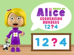 Permainan World of Alice  Sequencing Numbers talian
