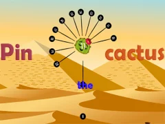 Pin the cactus — free online game
