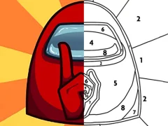 Lojë Among Us Them Coloring Book në internet