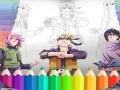 Naruto Shippuden Coloring Book  — free online game