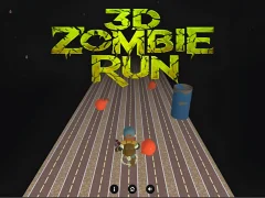Leikur 3D Zombie Run á netinu