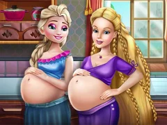 Happy Princesses Pregnant BFFS — bezplatná online hra