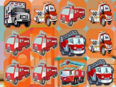 Hra Emergency Trucks Match 3