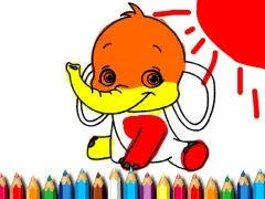 Игра Elephant Coloring Book онлајн