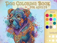 Dog Coloring Book for Adults — free online game