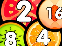 Merge Balls Shooter 2048 Connect Fruits — free online game