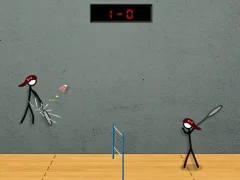 Stick Figure Badminton 2 — free online game