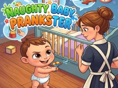 Cluiche Naughty Baby Prankster ar líne