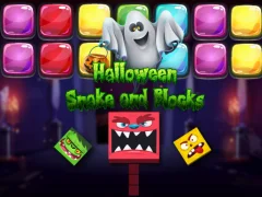 Halloween Snake and Blocks — free online game