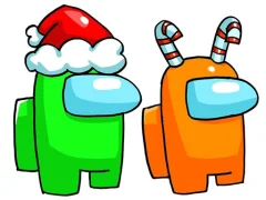 Among Us Christmas Coloring — free online game