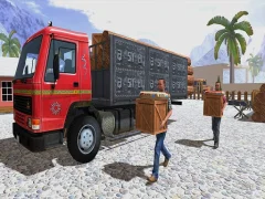 Asian offroad cargo truck driver — free online game