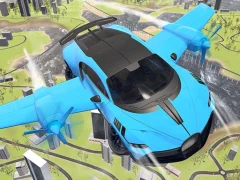 Real Sports Flying Car 3d — free online game