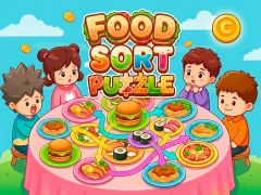 Trò chơi Food Sort Puzzle trực tuyến
