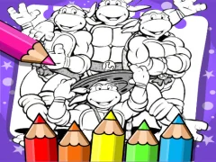 Jeu Ninja Turtle Coloring Book en ligne