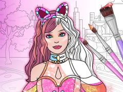 Игра Dress Up Games & Coloring Book онлајн