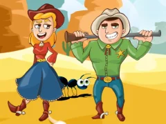 Гаме Wild West Cowboys Jigsaw онлајн