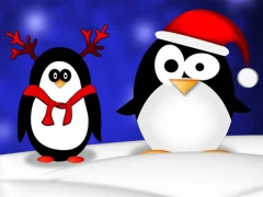 Christmas Penguin Puzzle — free online game