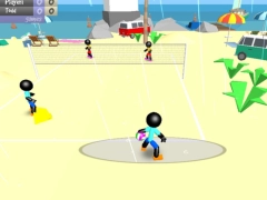 Stickman Beach Volleyball — free online game
