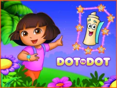 Dora The explorer Dot to Dot — free online game