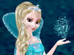Cluiche Frozen Elsa Dressup ar líne
