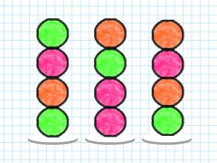 Игра Ball Sort Paper Note онлайн