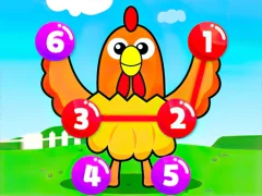 Fun Point to Point Happy Animals — لعبة مجانية اون لاين