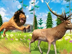 Realistic Lion Hunting Animal 2024 — free online game