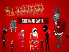 Xogo Stickman Santa en liña