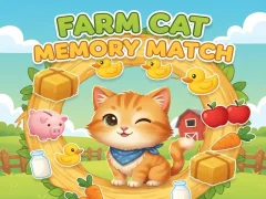 Laro Farm Cat Memory Match online