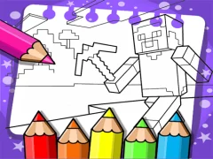 Spel Minecraft Coloring Book online