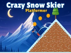 Гаме Crazy Snow Skier: Platformer онлајн